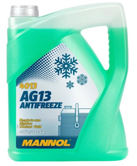 Антифриз зелений готовий AG 13 (-40) Hightec 5л  Mannol
