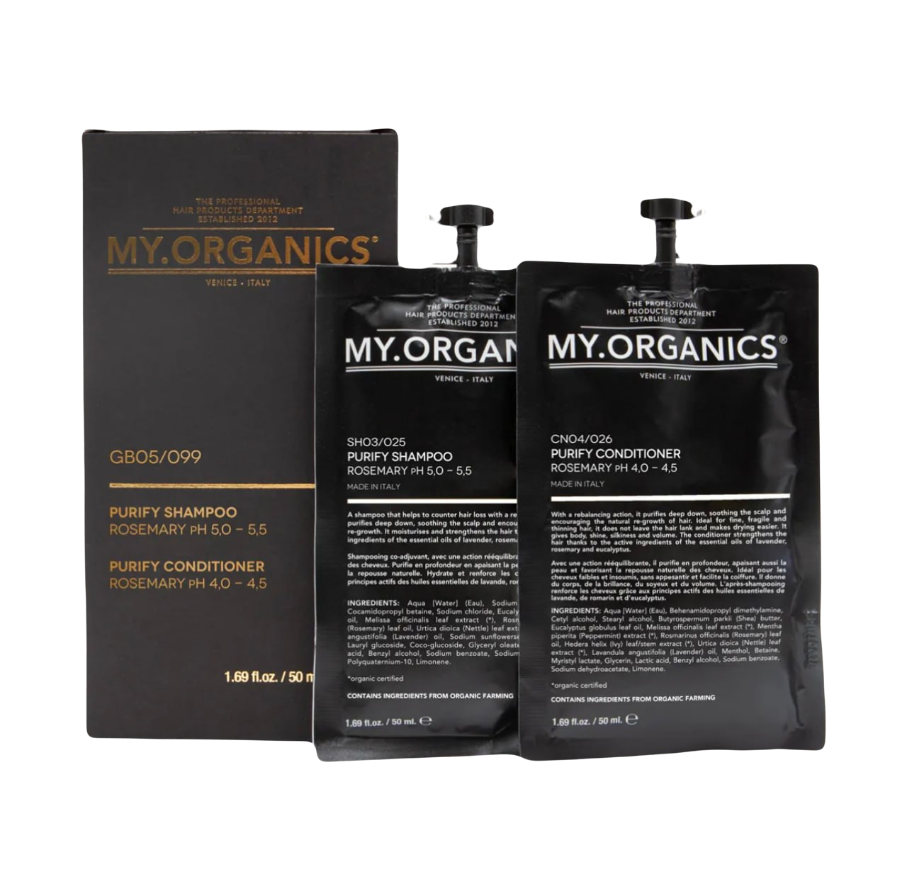 Gift Box Purify Travel Box MY.ORGANICS Дорожній набір