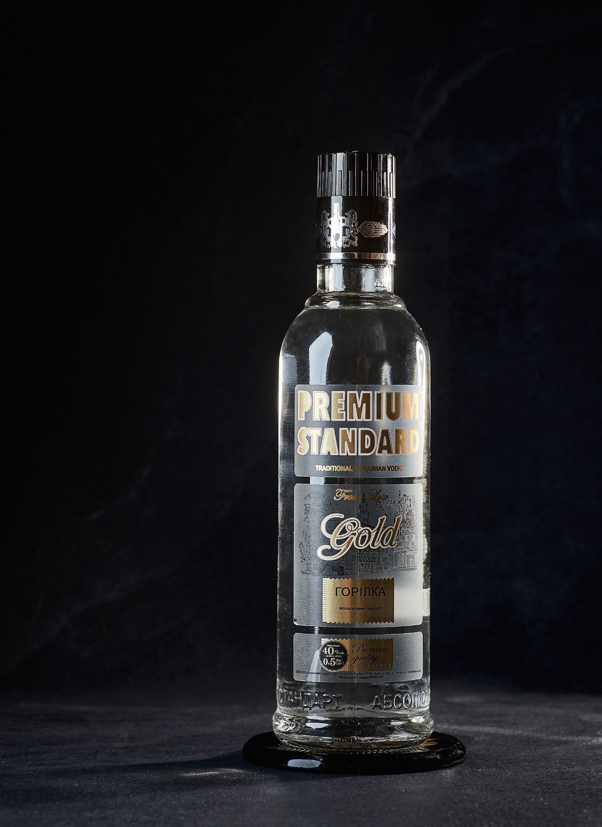 Vodka PREMIUM STANDART GOLD 0,5 l.