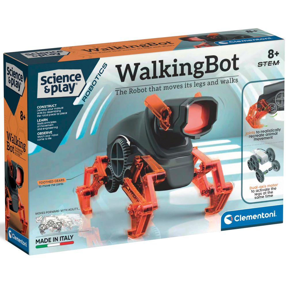 Робот-конструктор Clementoni "WalkingBot", серія "Science & Play"