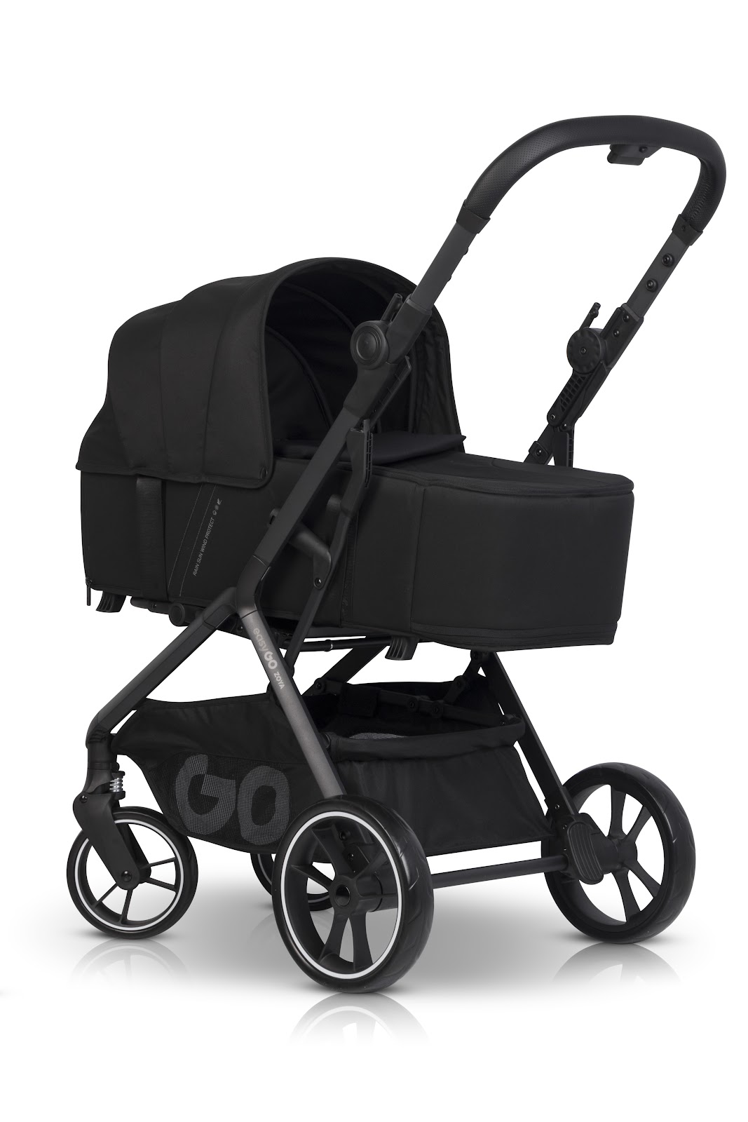 Коляска 2 в 1 EasyGo Zoya Black