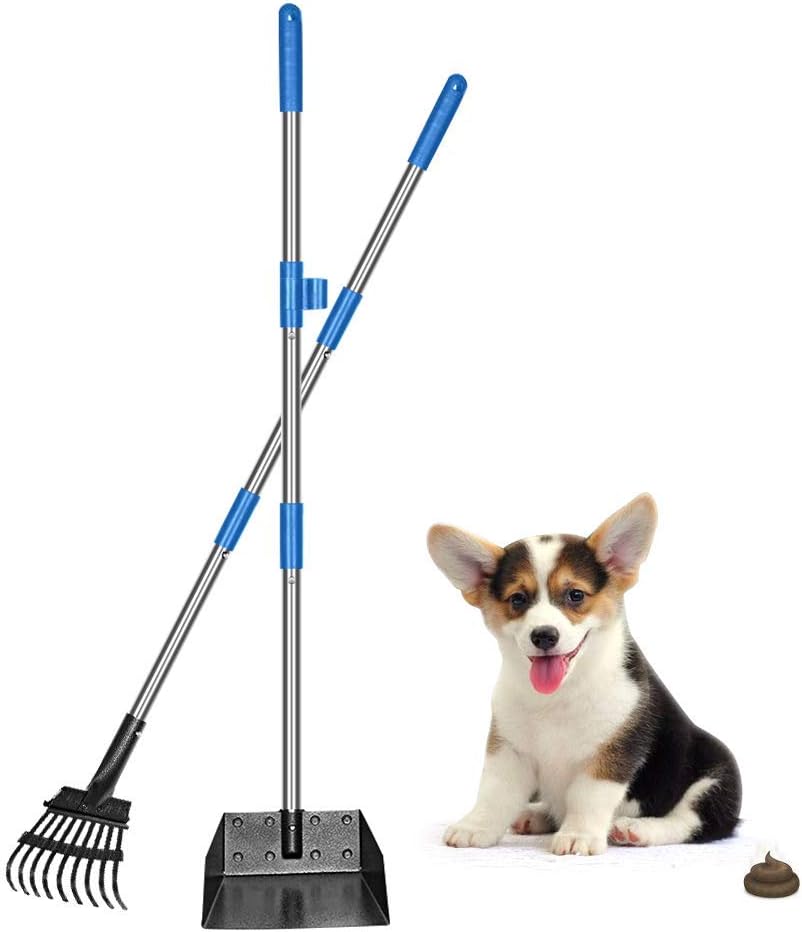 QiMH Upgraded Dog Pooper Scooper Extra Large