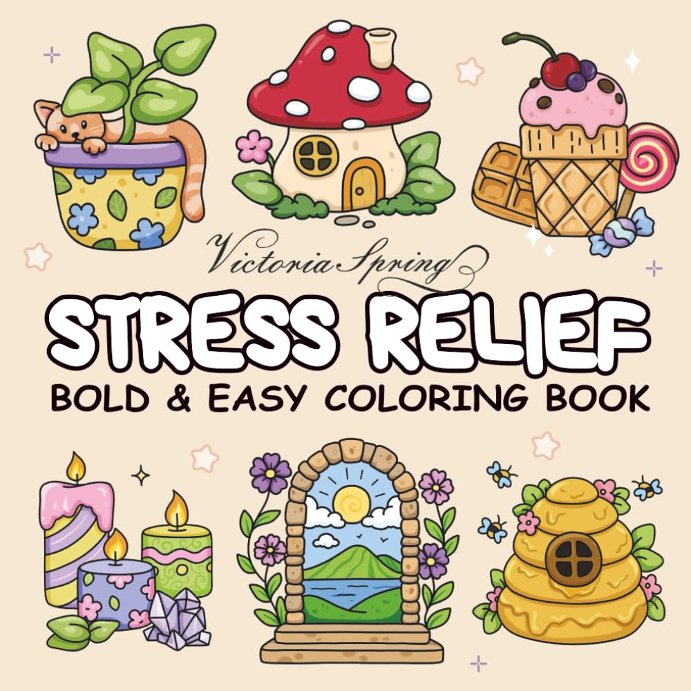 Stress Relief Coloring Book