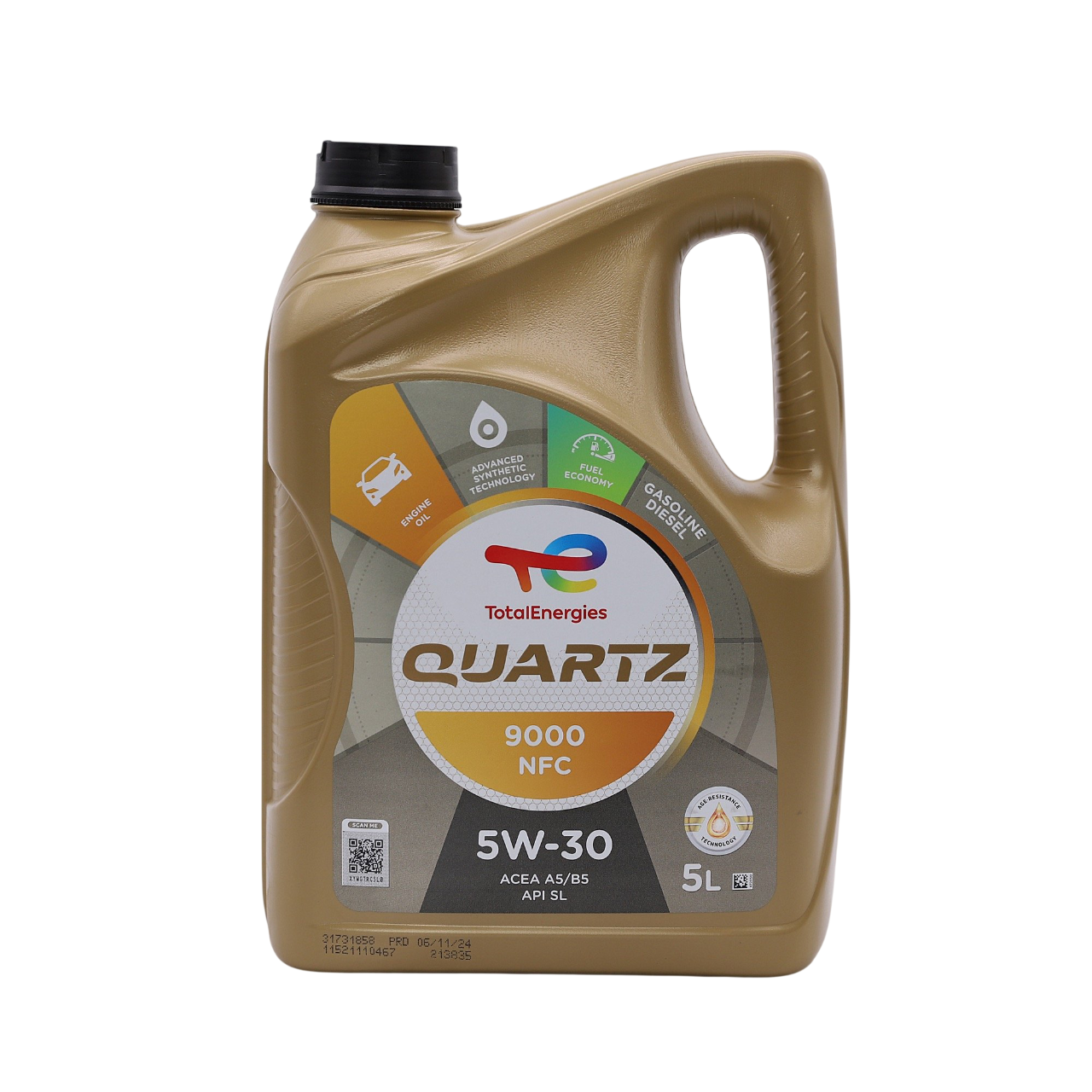 Олива моторна Total Quartz 9000 NFC 5W-30 5L