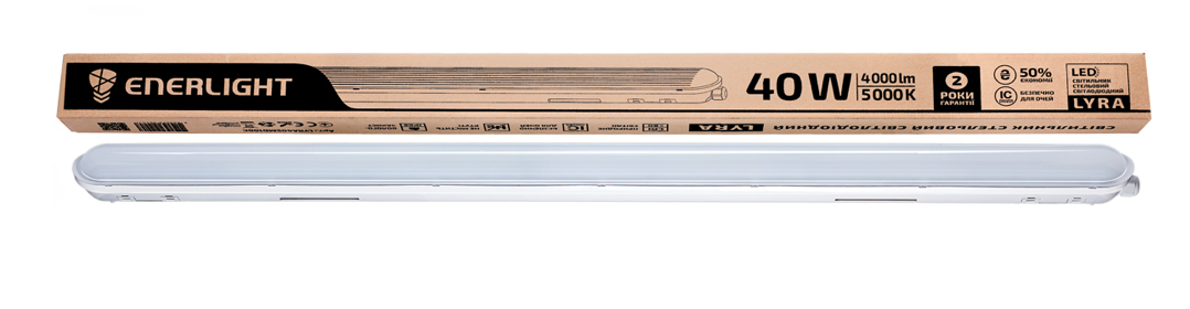 Cвітильнік стельовий світлодіодний ENERLIGHT LYRA 40Wt  5000K IP65 Enerlight