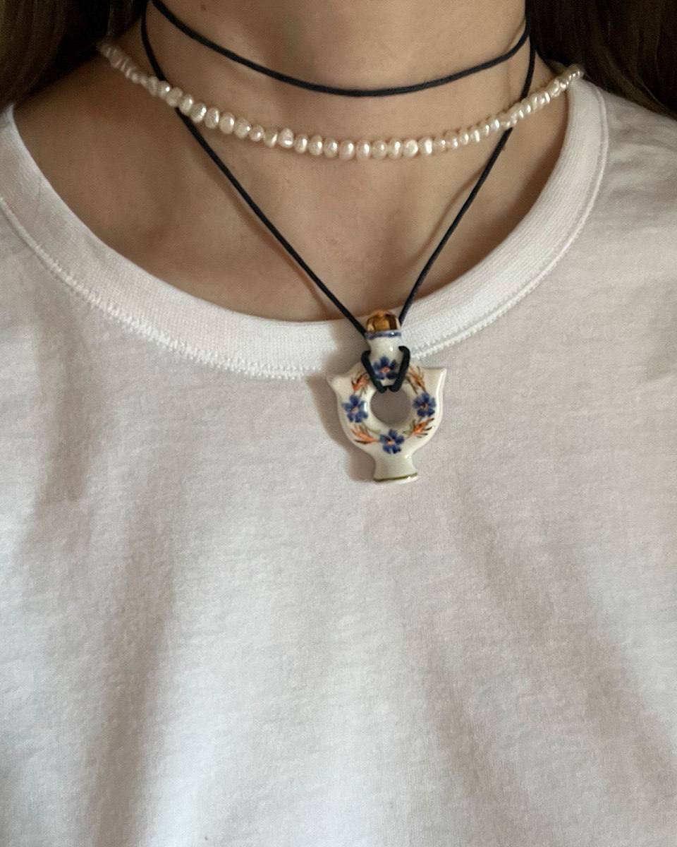 кулон куманець волошки