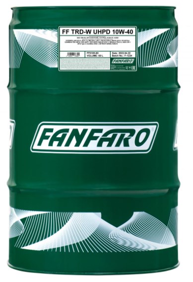 Моторна олива напівсинтетична TRD-W UHPD 10W-40 208л  Fanfaro