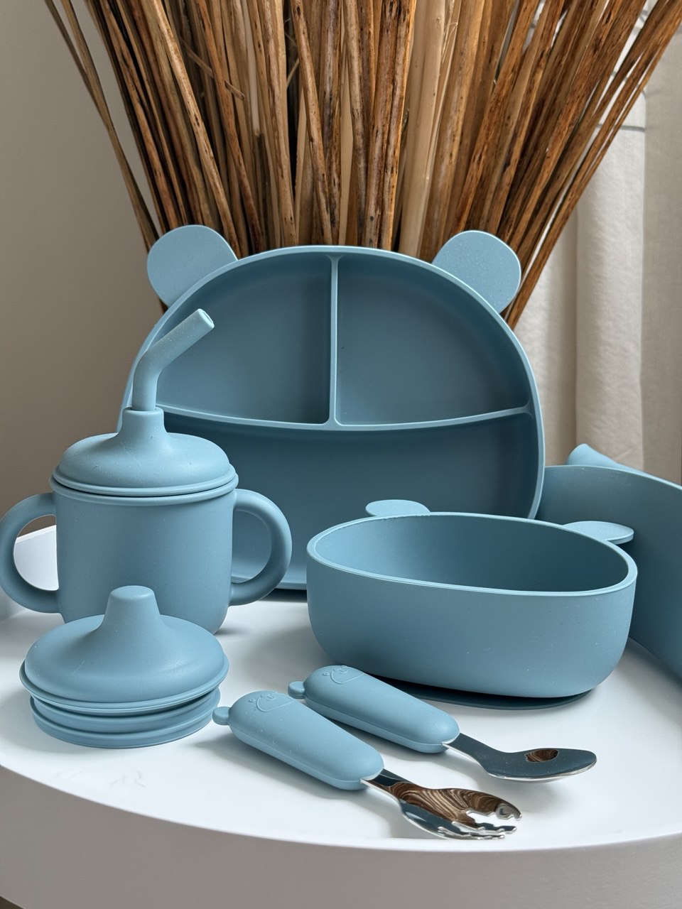 Набір "Ведмедик" базовий з 5 предметів, колір - Мурена (Smoke blue)