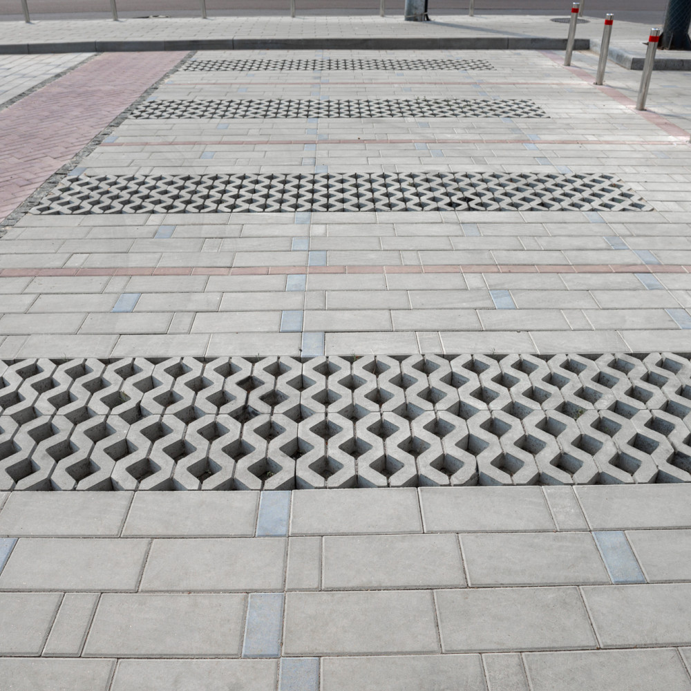 Тротуарна плитка Решітка паркувальна