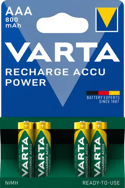 Акумулятор VARTA 800 mAh AAA Ni-MH