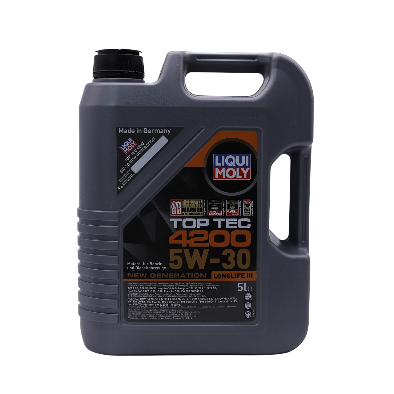 Олива моторна LIQUI MOLY TOP TEC 4200 5W-30 NEW GENERATION 5L