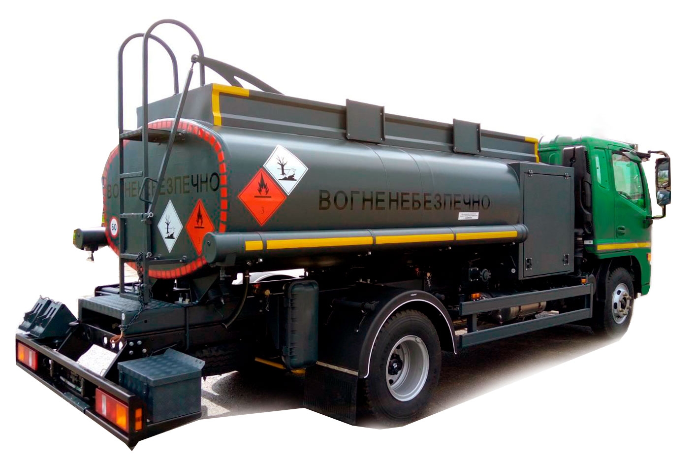 Автоцистерна АПЗ 5 на DONGFENG CA91-401 2 секції