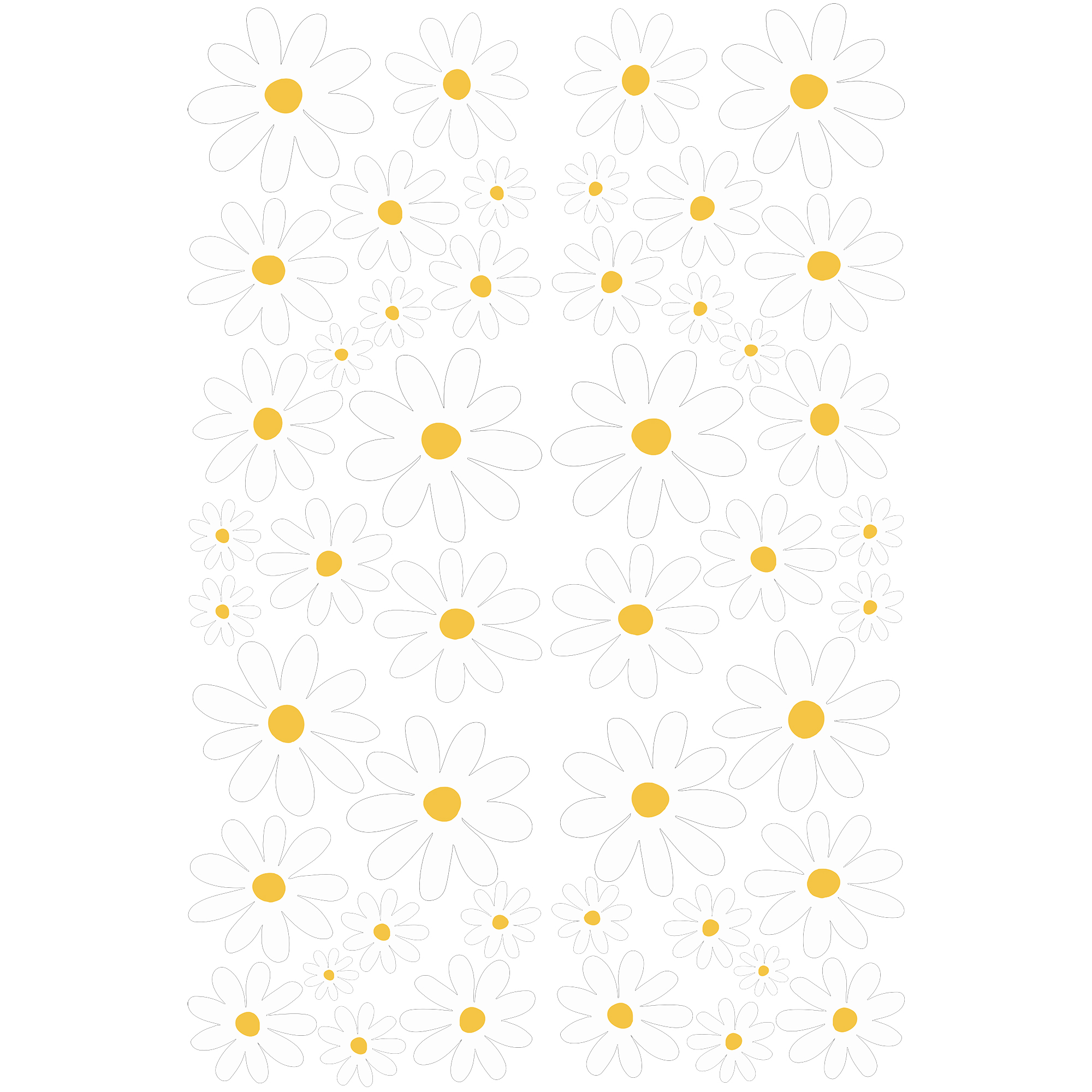 Наліпки "Ромашки 14.1"