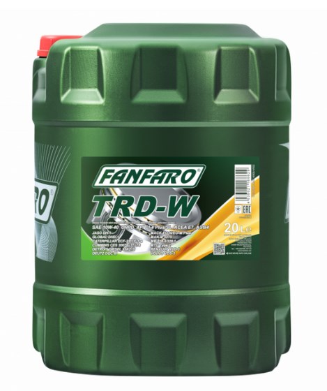 Моторна олива напівсинтетична TRD-W UHPD 10W-40 20л Fanfaro