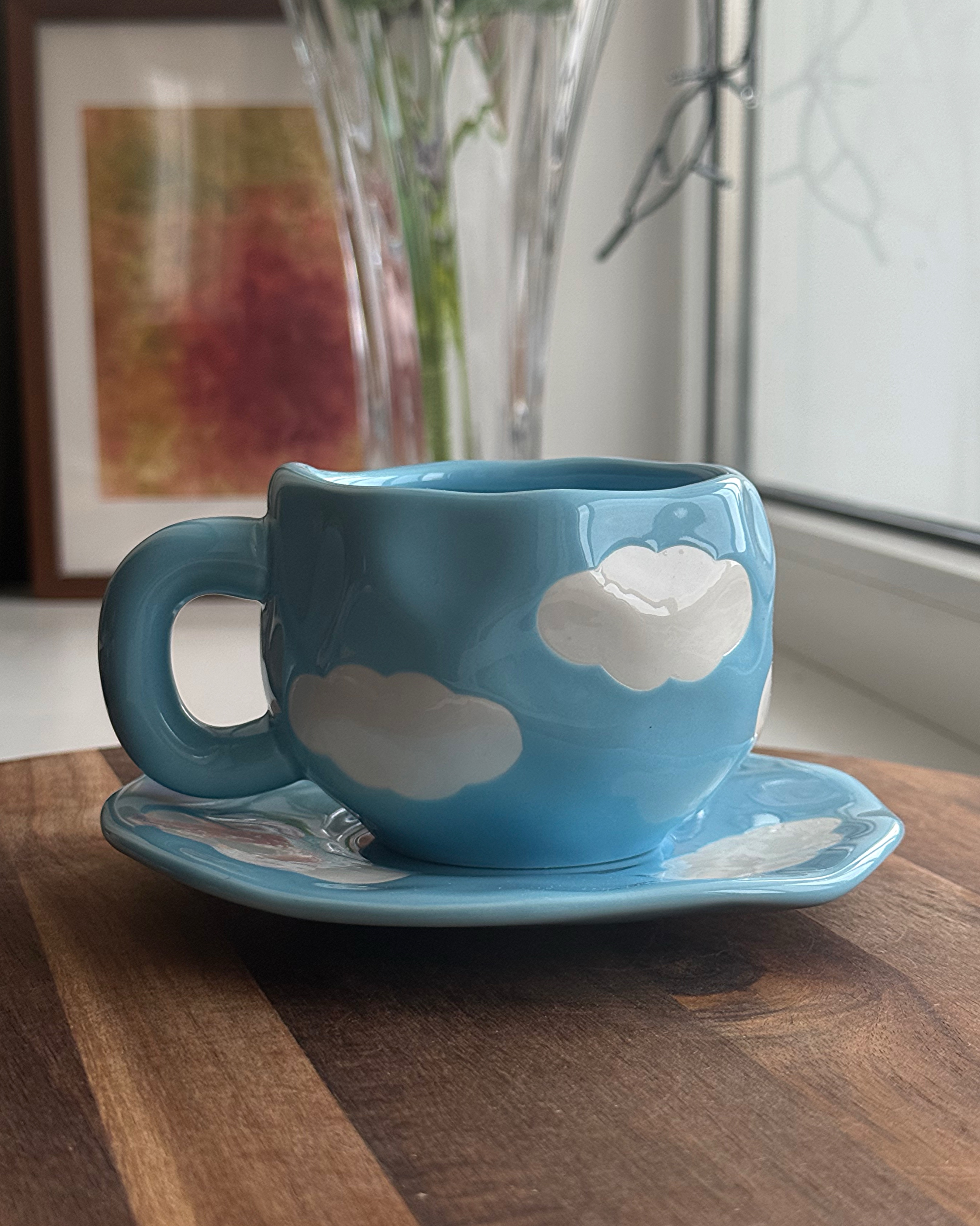 Чашка з блюдцем 