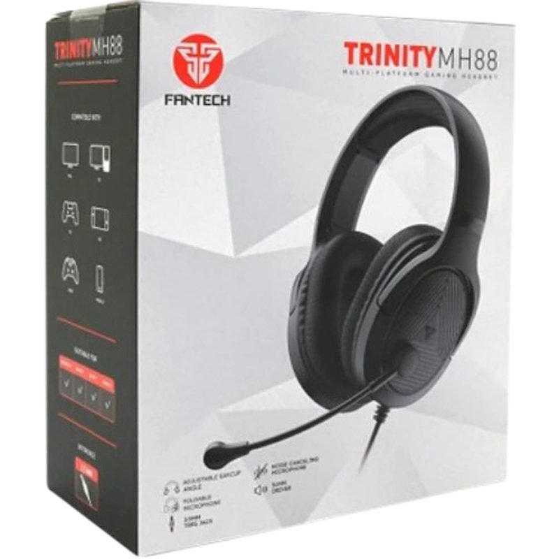 Навушники ігрові Fantech MH88 Trinity Black