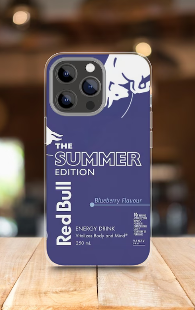 Summer Edition Red Bull Energy Drink Design Phone Case Iphone 16
