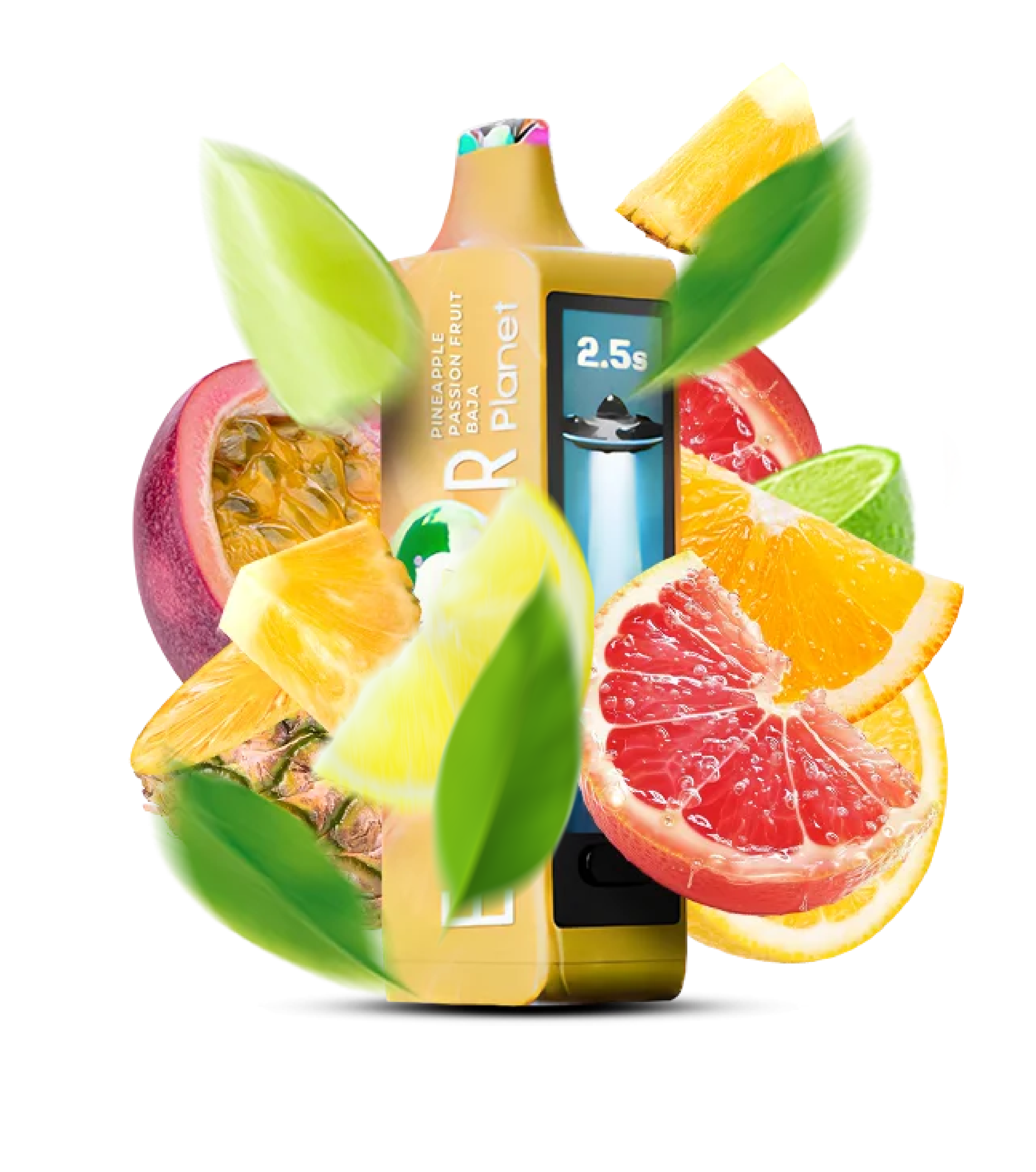 Elf Bar PLANET 25000 Pineapple Passion Fruit Baja (Ананас Маракуйя Цитруси)