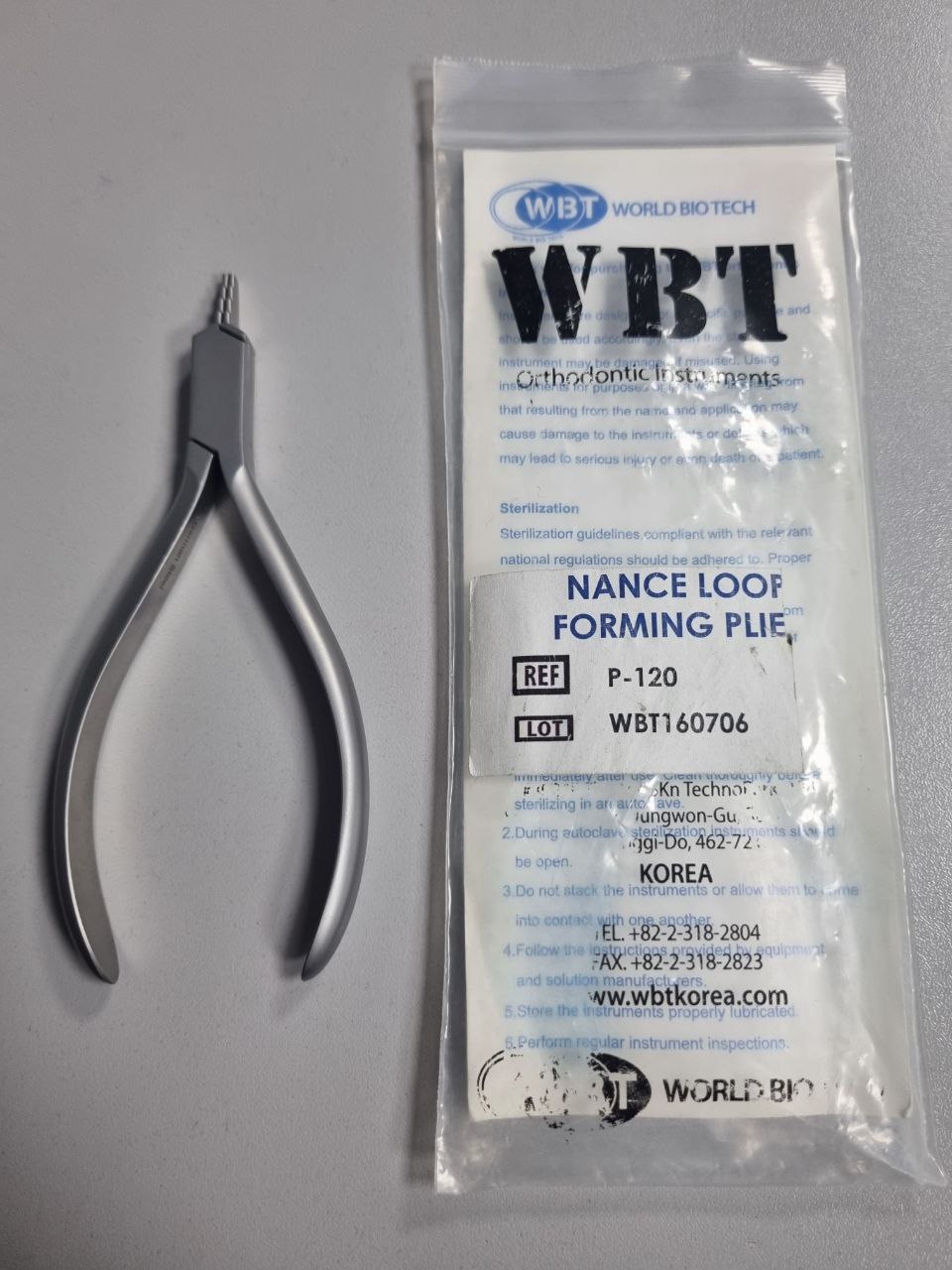 Щипці ортодонтичні Нанса для формування петель WBT арт P-120