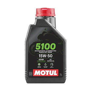 Олива для 4-х тактних двигунів Motul 5100 4T SAE 15W-50