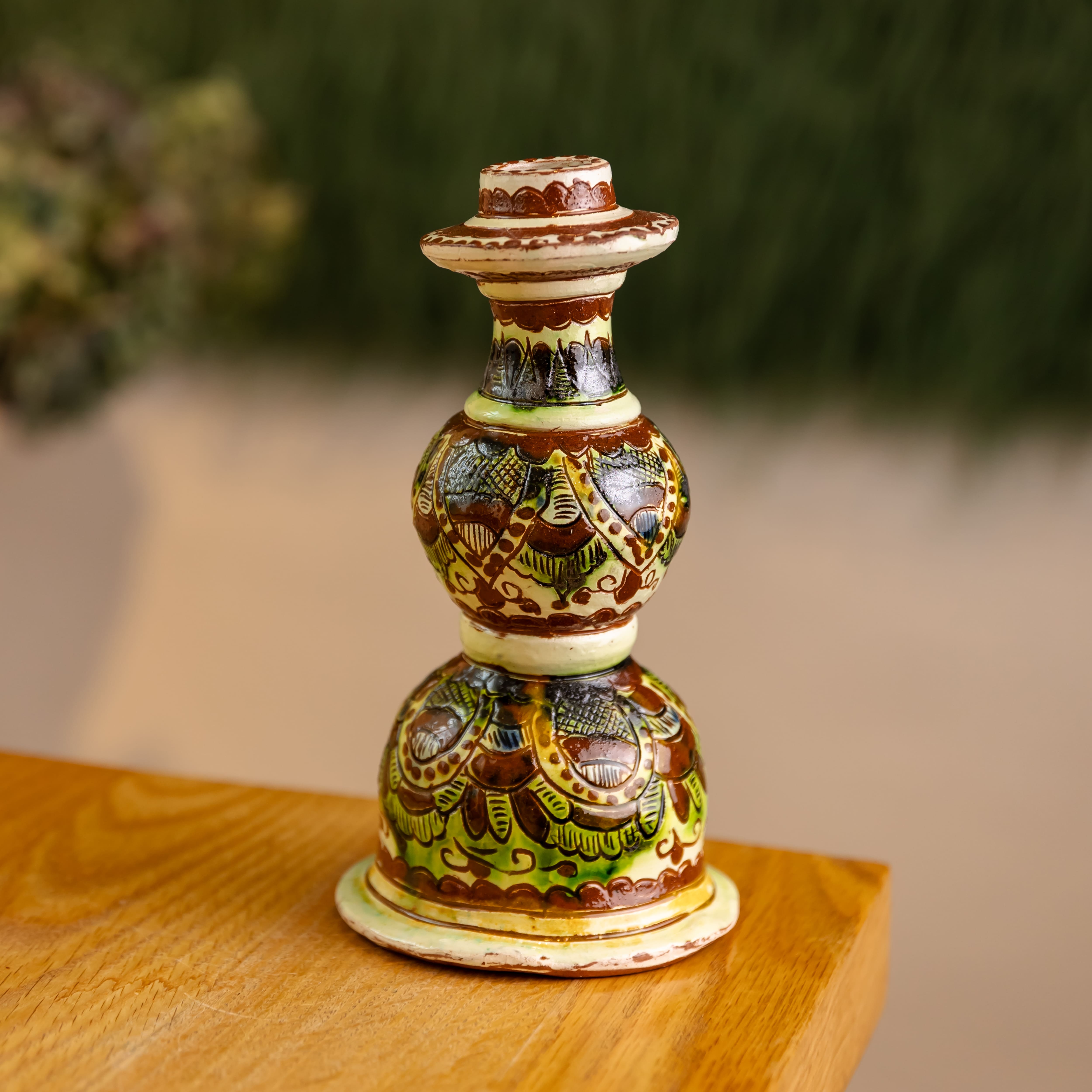 Свічник "Косівська кераміка", 19 см