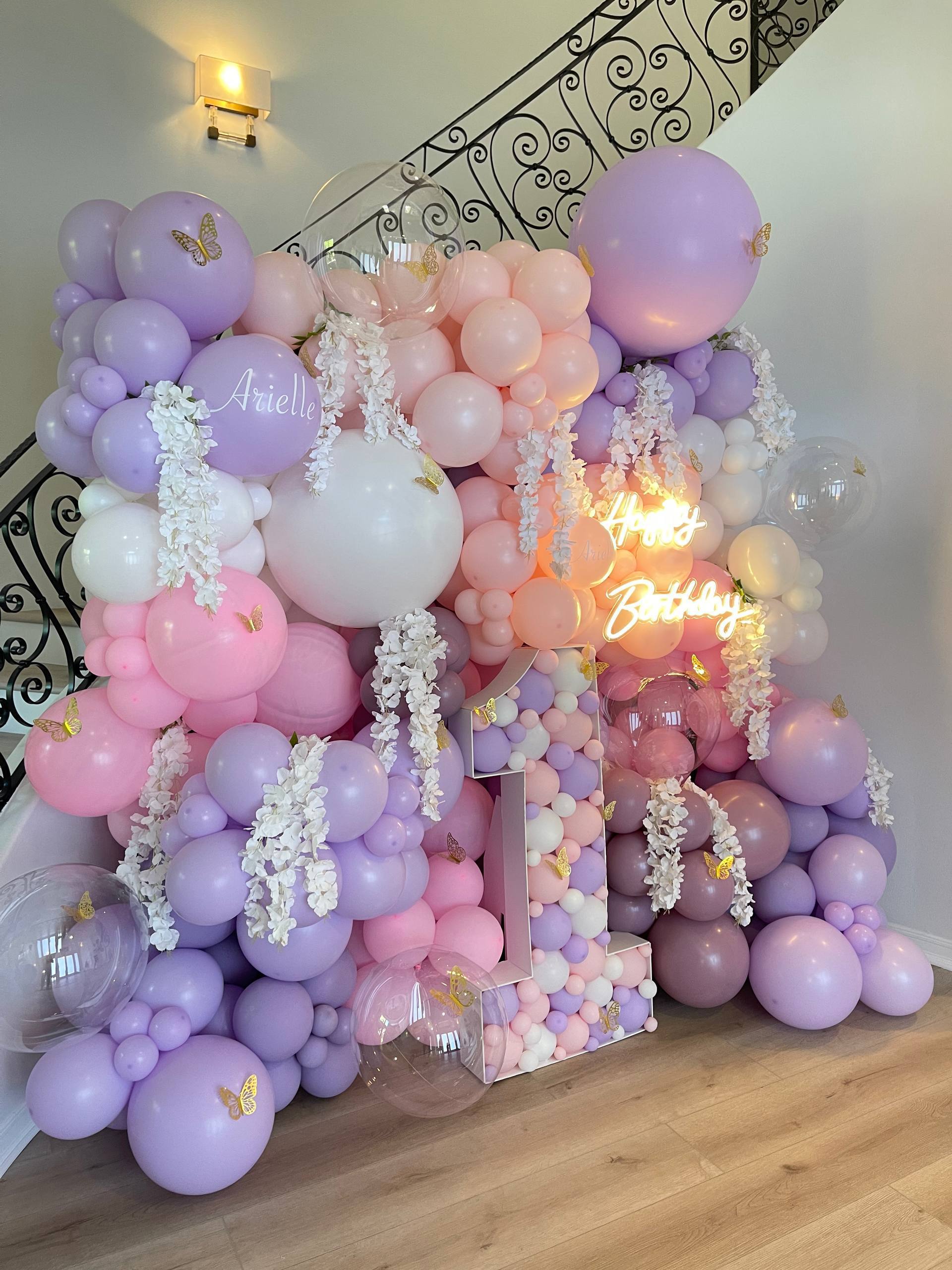 Enchanted Balloon Wall Backdrop