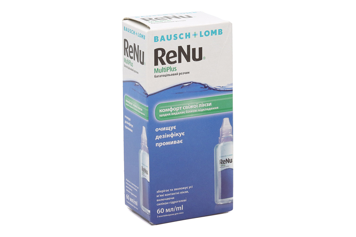 Розчин для лінз Bausch & Lomb ReNu MultiPlus