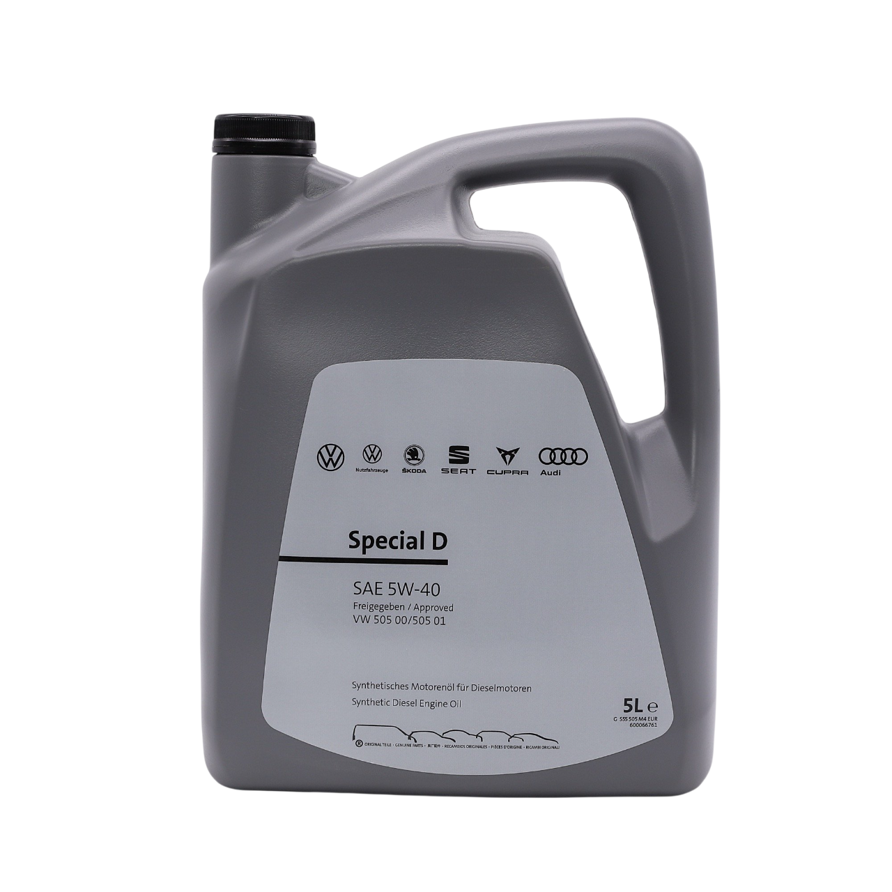 Олива моторна VAG 5W-40 Special D 5L