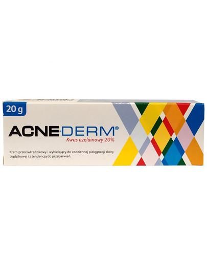 ACNE-DERM крем при прищах і змінах кольору шкіри 20% - 20 г