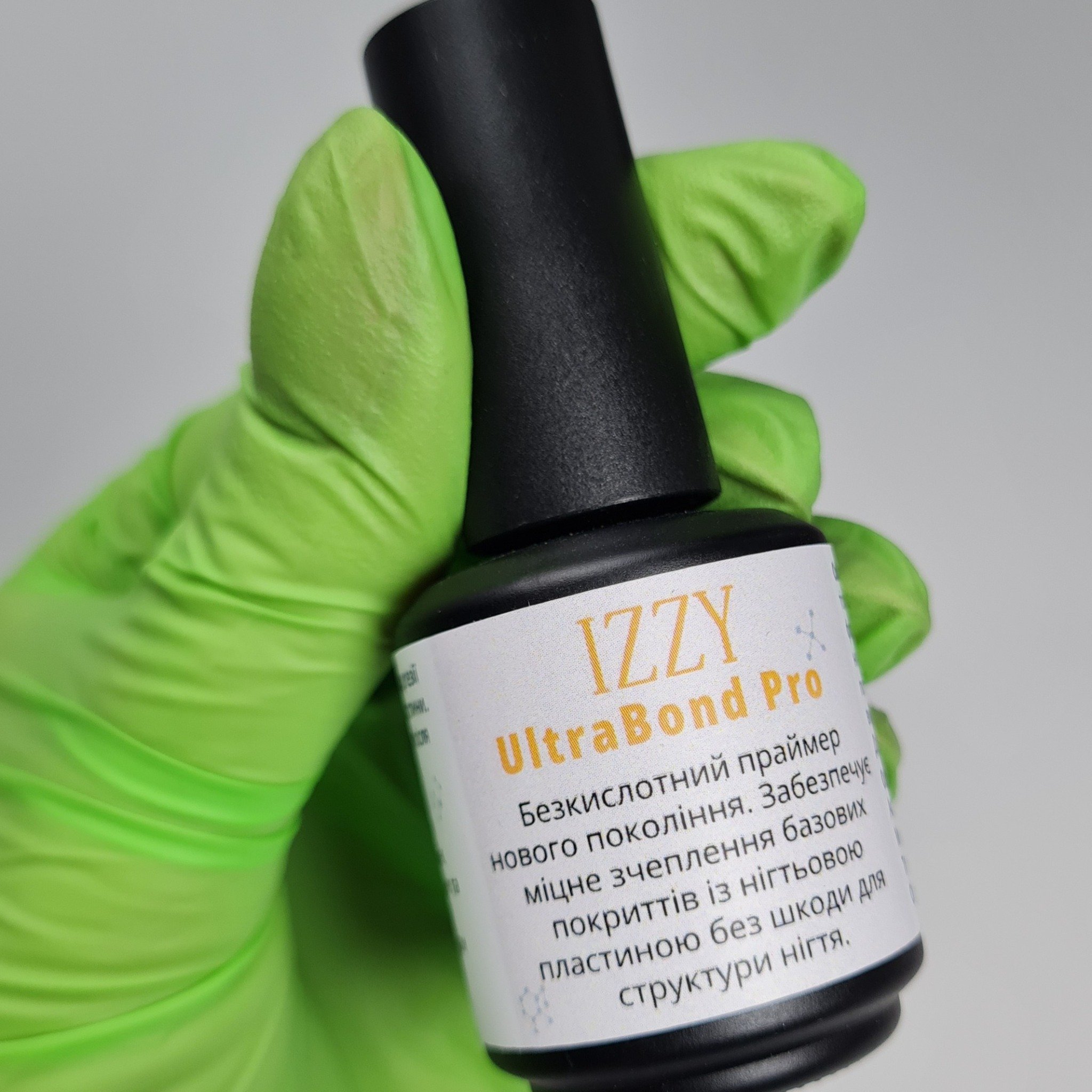 Безкислотний праймер для нігтів з липким шаром IZZY UltraBond Pro, 15мл