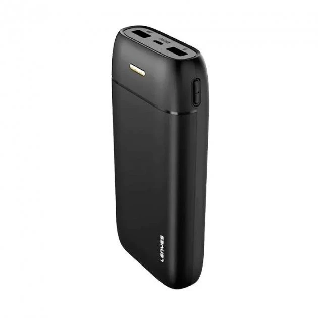 Портативна універсальна батарея LENYES PX267 Black 20000mAh 2A 5W USB,Type-C,MicroUSB