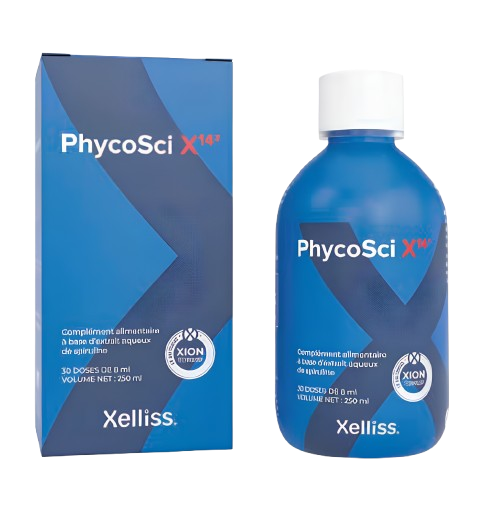PhycoSci X14® - натуральна харчова добавка на основі водного екстракту спіруліни/prírodný výživový doplnok na báze vodného extraktu zo spiruliny
