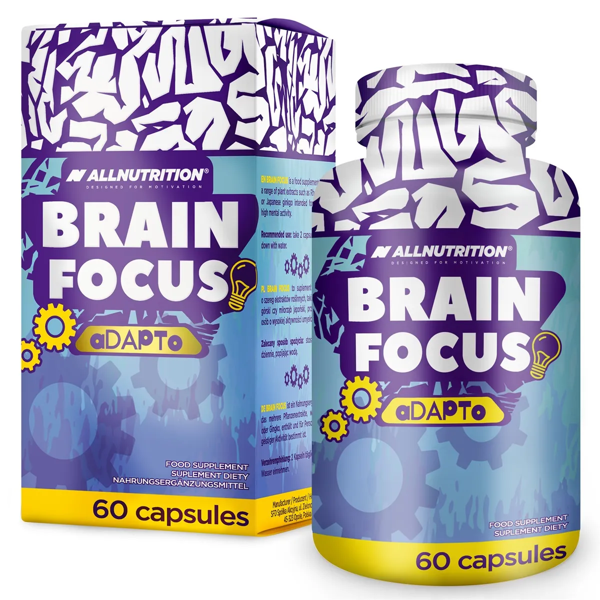 Allnutrition Brain Focus для ясності розуму - 60 капсул
