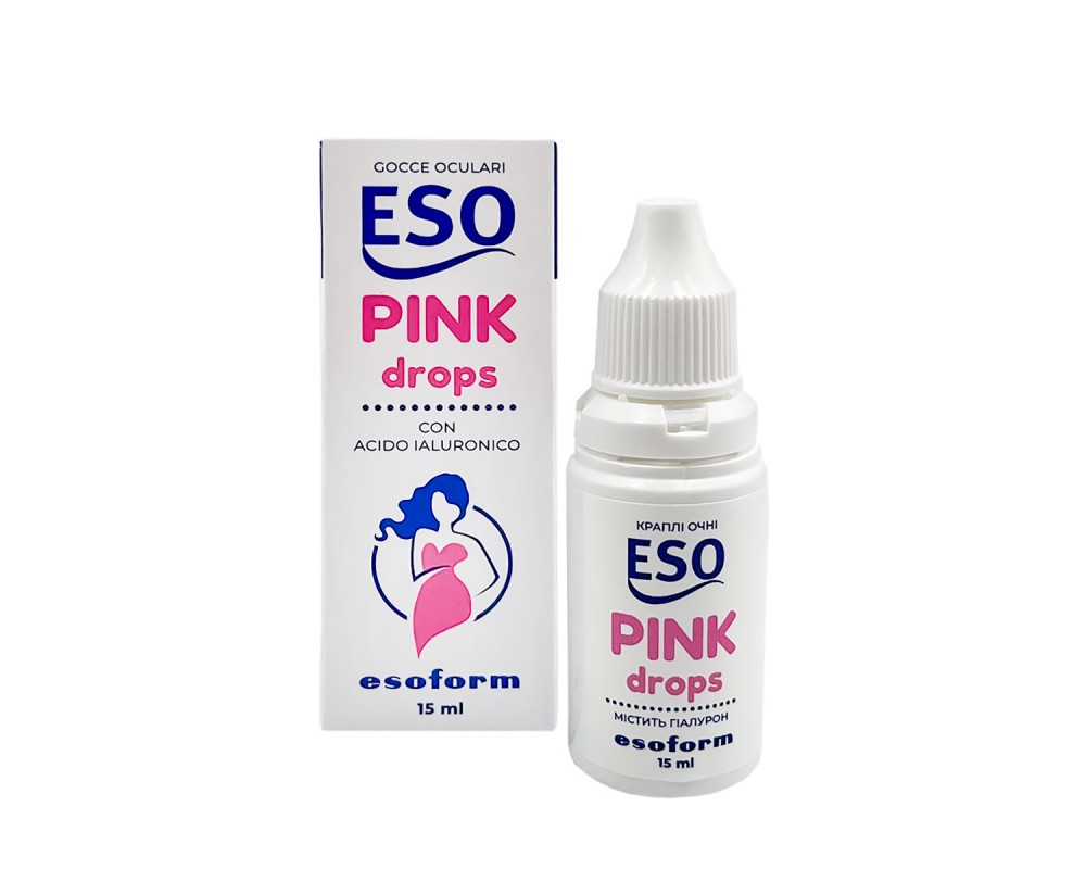 Зволожувальні краплі ESO PINK drops 15мл