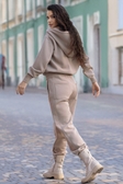 Жіночий теплий спортивний костюм Freever NF 5417-5824 бежевий