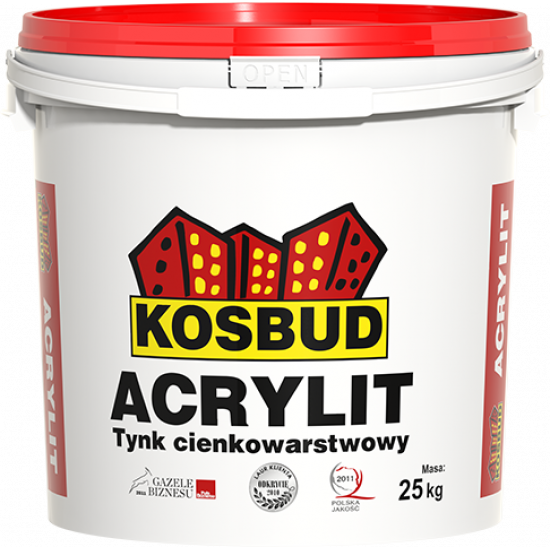 Акрилова штукатурка фасадна ACRYLIT KOSBUD