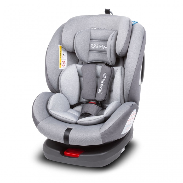 Дитяче автокрісло Kidwell Ventura ISOFIX 0-36 кг gray