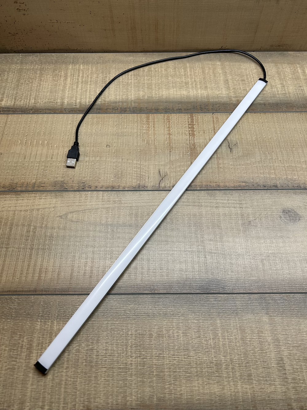Led світильник з алюмінію, 5V, 1.7W, USB, 500mm, холодний-білий