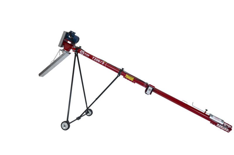 Зернонавантажувач шнековий POM T-206/3 довжиною 6 метрів та діаметром 100 мм