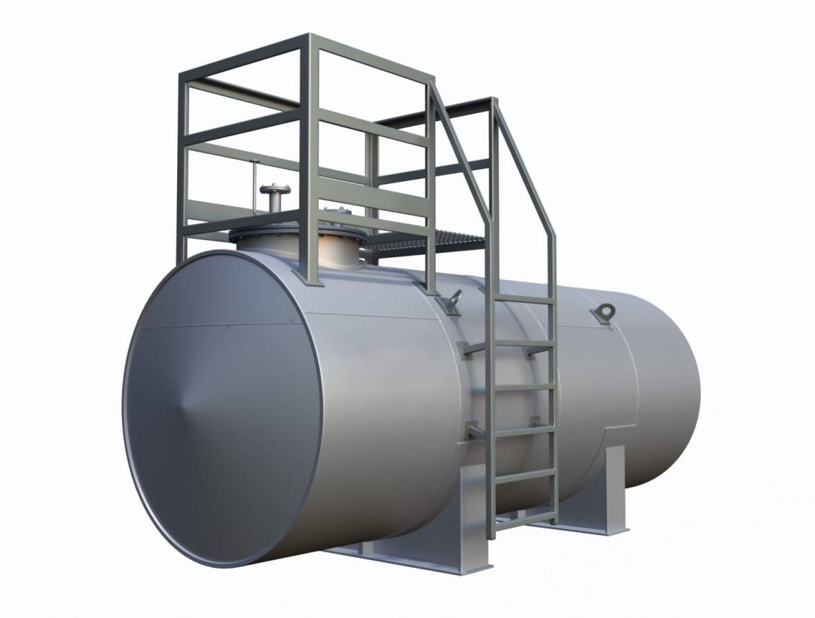 Резервуар РГС-15 - горизонтальна металева ємність