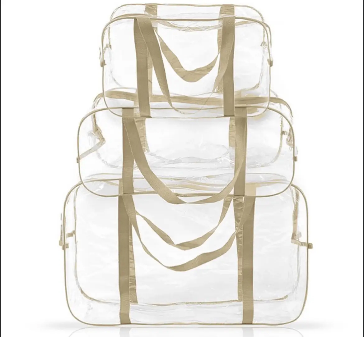 Набір прозорих сумок в пологовий будинок S+M+L