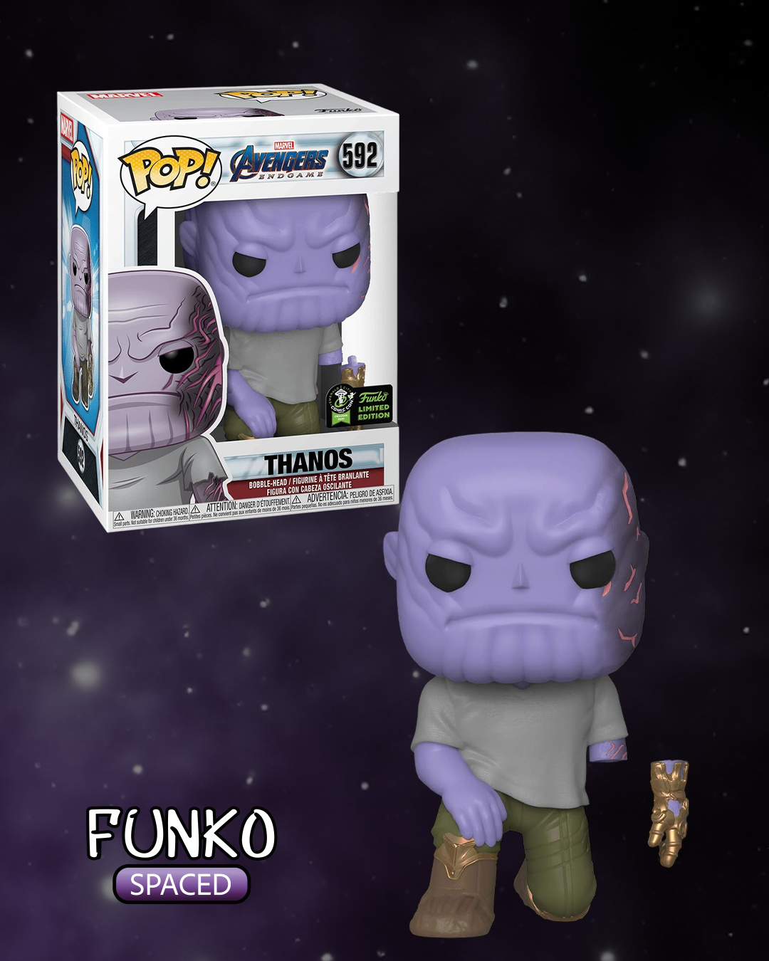 Фігурка Funko Pop Marvel - Comic Con Thanos | Фанко Поп Марвел - Комік Кон Танос #592