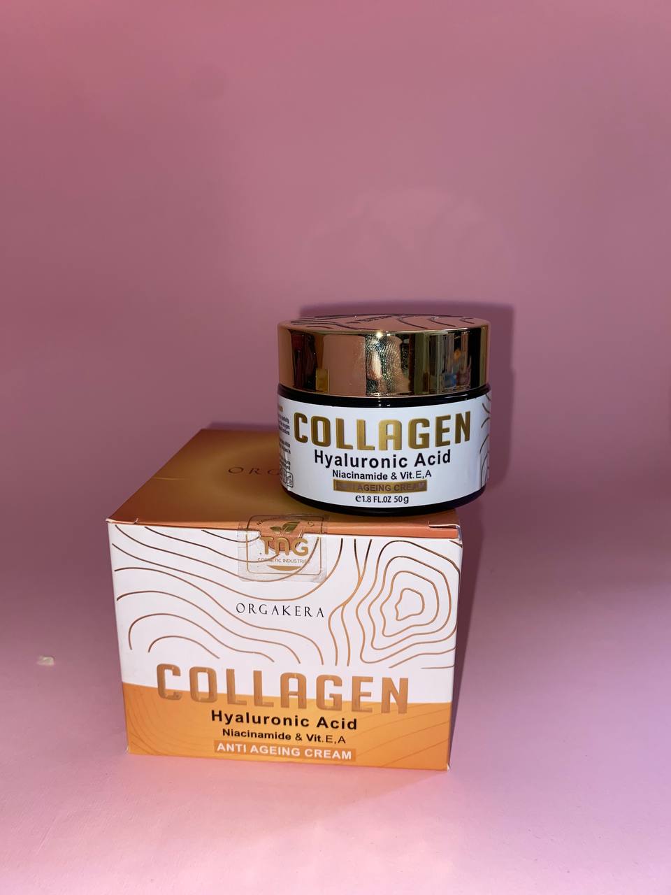 Orgakera Collagen Anti Ageing Cream Niacinamide Колагеновий крем проти старіння Оргакера 50 мл 