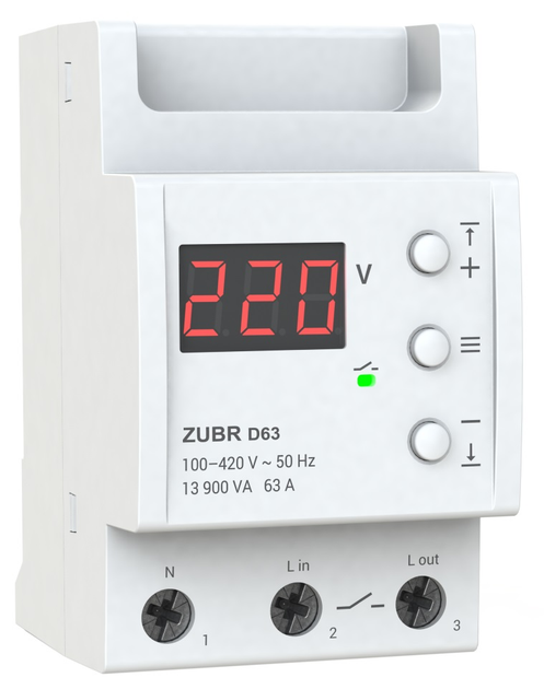 Реле напруги ZUBR D63