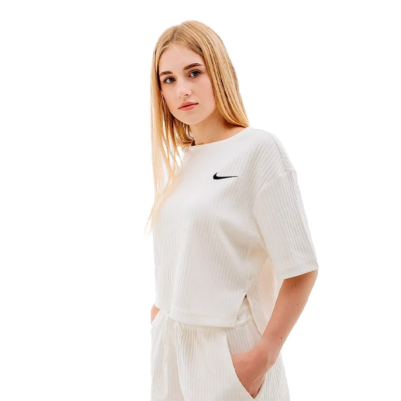 Футболка жіноча Nike Nsw Rib Jrsy Ss Top