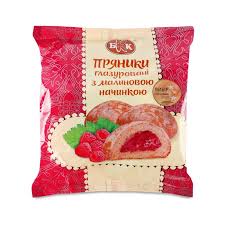 🇺🇦 "БКК" Пряники с малиновой начинкой, 190 гр.
