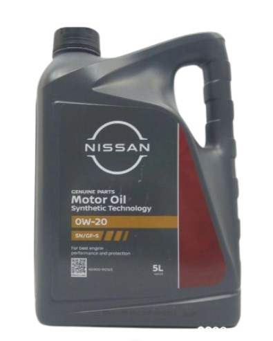 Моторна олива 0W20 NISSAN Motor oil, 5л.