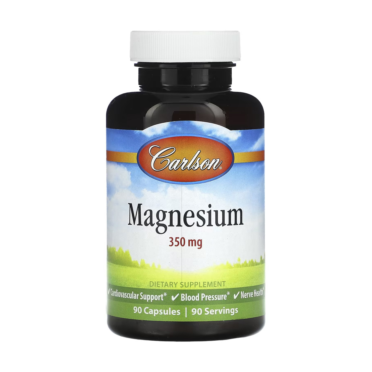 Магній, Magnesium 350mg - 90 caps