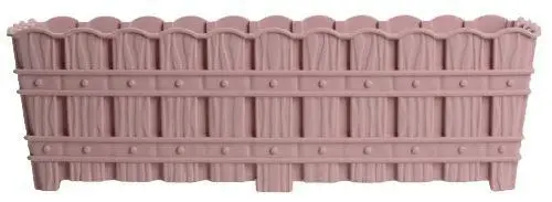 Горщик для квітів VIOLET HOUSE 1060 BAMBOO PINK для квітів із дренажем 50 см