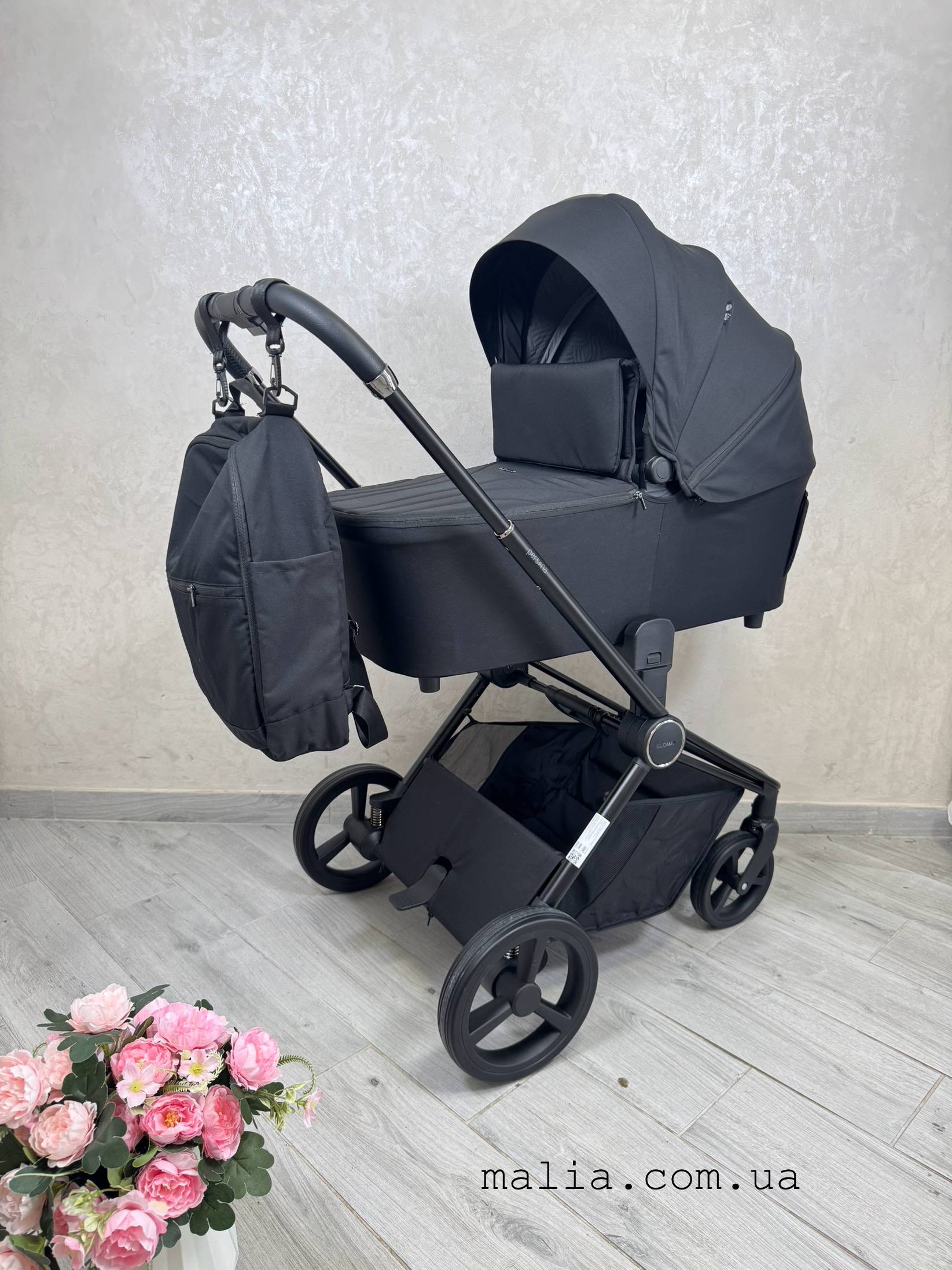 Коляска універсальна 2в1 ME 1091-1 PERSONA Total Black